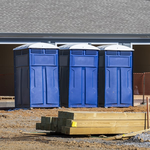 are there any restrictions on what items can be disposed of in the portable restrooms in Finchville KY